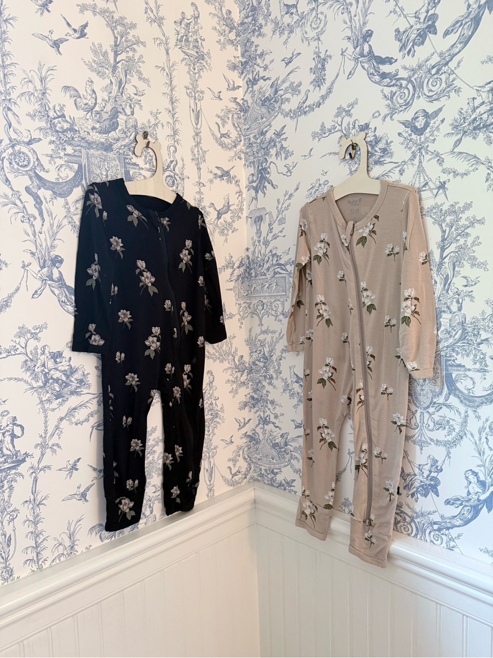 Kyte Baby Floral Zipper Romper Bundle 12-18 Months